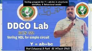 DDCO LAB | Y = ab+bc | structural model | data Flow model | behavioral model