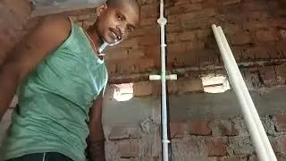 #Wall fitting plumber work 