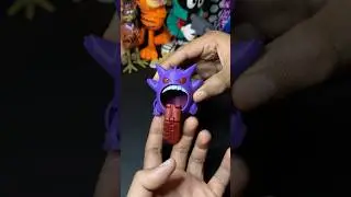 3D-Printed Gengar - Flexi Articulated Pok&eacute;mon. #3dprinting #pokemon #shorts
