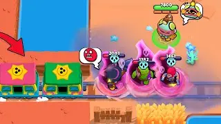 OP GLOWBERT vs NOOBS HYPERCHARGE BUFFIE in TROLL MAP 🤣 Brawl Stars 2026 Funny Moments Fails ep.1942