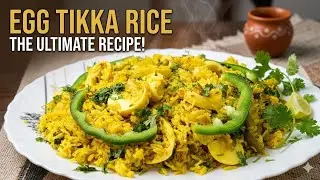 Boiled Egg Tikka Rice Recipe| Anda Tikka Pulao | Quick & Tasty
