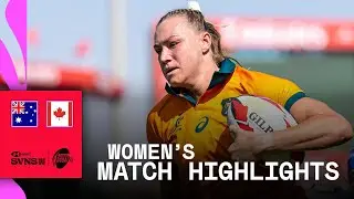 Australia Stay UNBEATEN 🤩 | Australia v Canada | HSBC SVNS Dubai 2025 | Women's Highlights
