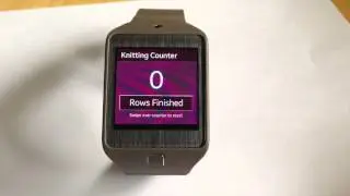 Knitting Puppy Row Counter