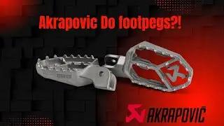 Akrapovic Titanium Adventure Footpegs Unboxing the Footrests in hand!