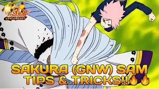 DON'T MOCK ME! | SAM 35 TIPS & TRICKS USING SAKURA | Naruto x Boruto Ninja Voltage