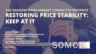 SOMC: Restoring Price Stability: Keep At It