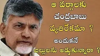 ఆ వర్గాలకు చంద్రబాబు వ్యతిరేకమా ? || Chandrababu Stops Bc Reservation Bill || Trending South