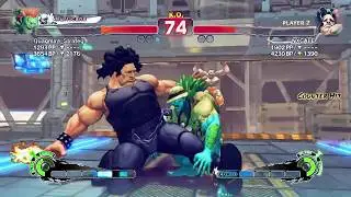 Ultra Street Fighter IV 4 : Hugo (NXCALE_) vs Blanka (quagmire) PS3