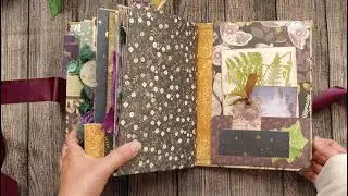 Cottage Witch Grimoire sprinkled with Fairy Magick Flip Through