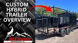 Custom TrueBlue & LaCosta Hybrid Trailer Overview from Ibex Trailers
