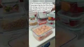 Versatile food containers for meal prep & storage #foodstorage