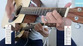 Seether & Amy Lee - Broken Guitar Cover Tutorial How to play a guitar / Как играть на гитаре