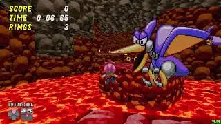 SRB2: Red Volcano Zone in 1:36.91 w/ Amy Rose