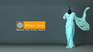 Stylish Partywear Saree || Designer Saree || Saree review || Bollywood Saree || EthnicRoop