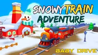 Snowy Train Adventure l baby drive the train l Kids adventure videos l Nursery Rhymes l cartoon
