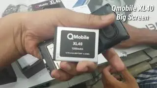 Qmobile XL40 Big Screen Mobile Unboxing