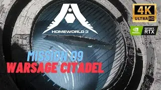 Homeworld 3 (Walkthrough GamePlay) [MISSION 09 - WARSAGE CITADEL] 4K UHD 60FPS