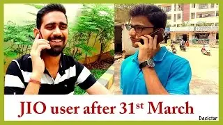 Jio User After 31st March | Comedy Video | JIO | Desistar | PK