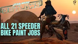 Star Wars Outlaws: All 21 of Kay's Speeder Paintjobs!