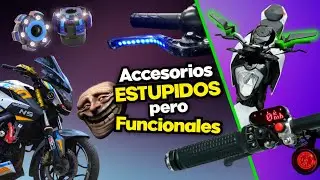 😱 7 Accesorios para MOTOS Rid&iacute;culos pero Funcionales (Imprescindibles para este 2026)