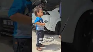Tengah Panas Terik Ekzos Nak Luruh Pun