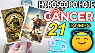 ✝️UM SER DO AL&Eacute;M TE ENVIA UM PRESENTE😇 C&acirc;ncer ♋ 21 Janeiro 2026 | Horoscopo do dia de hoje ♋ Tarot
