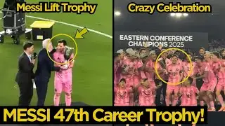 MESSI and Inter Miami Players Crazy Celebration After Winning MLS Eastern Conference Final 