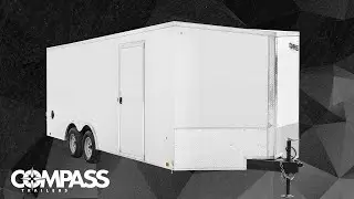 COMPASS Trailers | Feature Callout | Jasper SE Sloped V-Nose Car Hauler
