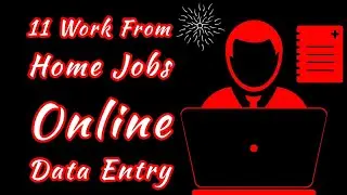 11 Work From Home Jobs Online Data Entry
