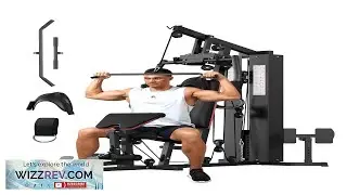 Home Gym Machine Full Body Workout Machine W 150LBS Weight Stack Multifunctional