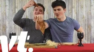 Eating Disgusting Ancient Food Challenge | VT Challenges