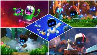 ALIEN VS ASTRO BOT CHARACTERS - ASTRO BOT GAMEPLAY 