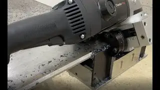 15mm Plate Beveling_One pass completion with AHA's Easy Plate & Pipe Beveler EP1020-00