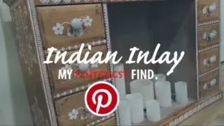 Dresser Furniture Makeover | Indian Inlay