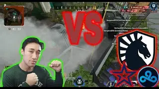 Analyzing a fight against a 3 Stack of Pros in Apex Legends