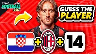 GUESS THE PLAYER BY NATIONALITY + CLUB + JERSEY NUMBER | QUIZ FOOTBALL TRIVIA 2025