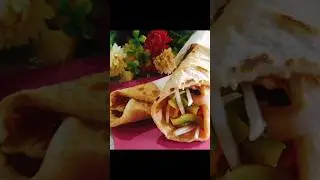 Paneer roll at home 🌯#streetfood #youtubeshorts