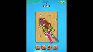 Wood nuts and bolts level 110 gameplay and solution. Easy and hard.