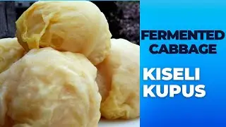 How To Make 🍽 FERMENTED CABBAGE HEADS (Sauerkraut)-Kiseli Kupus
