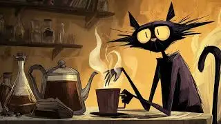 Metrics Mocha Cat Momentum | Cozy Caf&eacute; Jazz for Data Focus, Progress & Steady Workflow