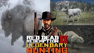 Hunting The MYTHICAL [Legendary Beaver,Legendary White Bison & Legendary Ram ] | RDR2 |
