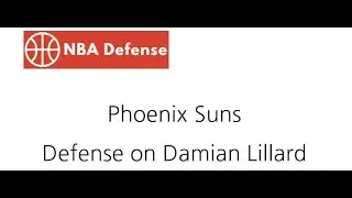 Phoenix Suns Defense on Damian Lillard / Mar 11, 2021