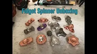 Fidget Spinner Unboxing - WOOSAH, DAMNED DESIGNS, 2R, Etc.