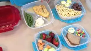 Lock & Lock 4 piece Divider Plates w/ Color Lids with David Venable