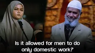 Is it allowed for men to do only domestic work? - Dr. Zakir Naik