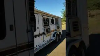 Installing a rv awning on a horse trailer