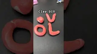 DIY Clay Art #diy #art #diycrafts #ytshorts #valentinesdiy #superclay