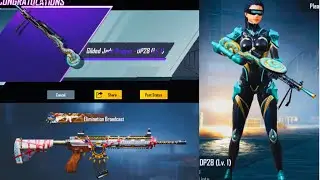 New Gilded Jade Dragon-DP28 Crate Opening. #Pubgmobile