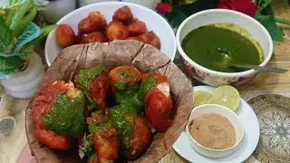 Aligarh's famous spicy chaat Aloo Barule Recipe Aloo Ke Barule Barule Recipe