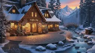 Warm Winter Jazz Coffee Shop Ambience ☕ Relaxing Jazz Music for Work, Study & Focus